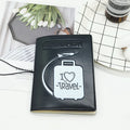 1 Piece I Love To Travel Creative 3D Passport Cover/Case Travel Accessories For Flight for Women or Men For Student