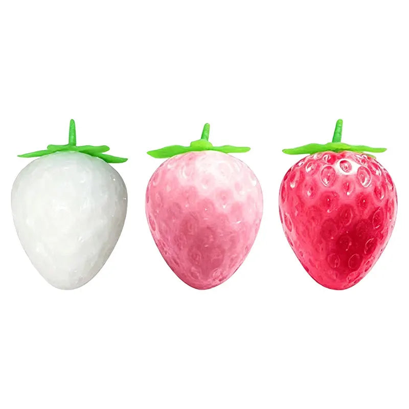 Cute Strawberry Stress Relieving Toy Strawberry Decoration Children's Party Gift Stress Relieving Soft Touch