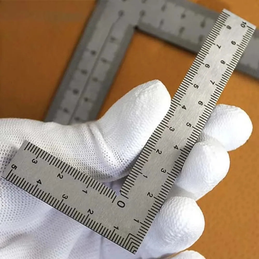 Stainless Steel Mini L Square Ruler Precision Woodworking Tools Measurement Tool Square L Shape Ruler Carpenter Tools