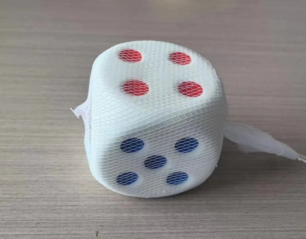 2.75" Jumbo Big Dice Colorful Dices Foam for Game  Activities Reduce Anxiety Stress Relieve for Adults Kids -Giant Soft Fun