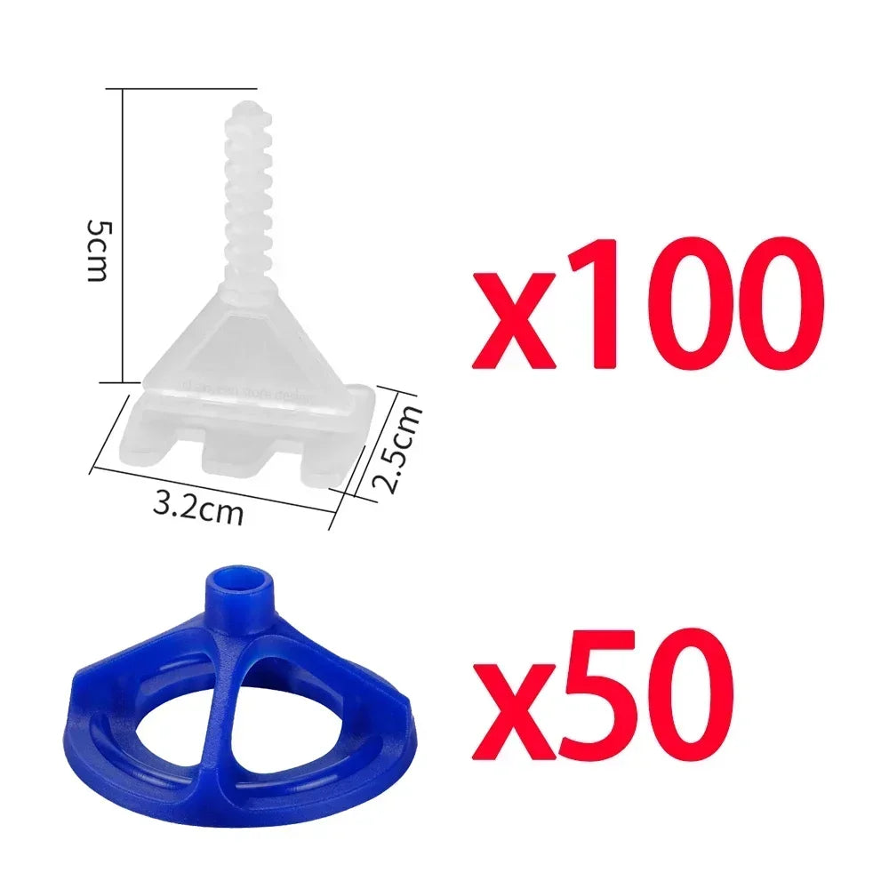 Spiral Tile Leveling System Clips Spacers Straps Wadge for Tile Laying Wall Floor Ceramic Fixing Construction Tools Building