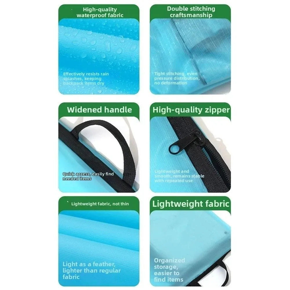 Waterproof Travel Storage Bag Lightweight Moisture-proof Luggage Organizer Wet-Dry Separate Portable Dirty Clothes Bag Airport