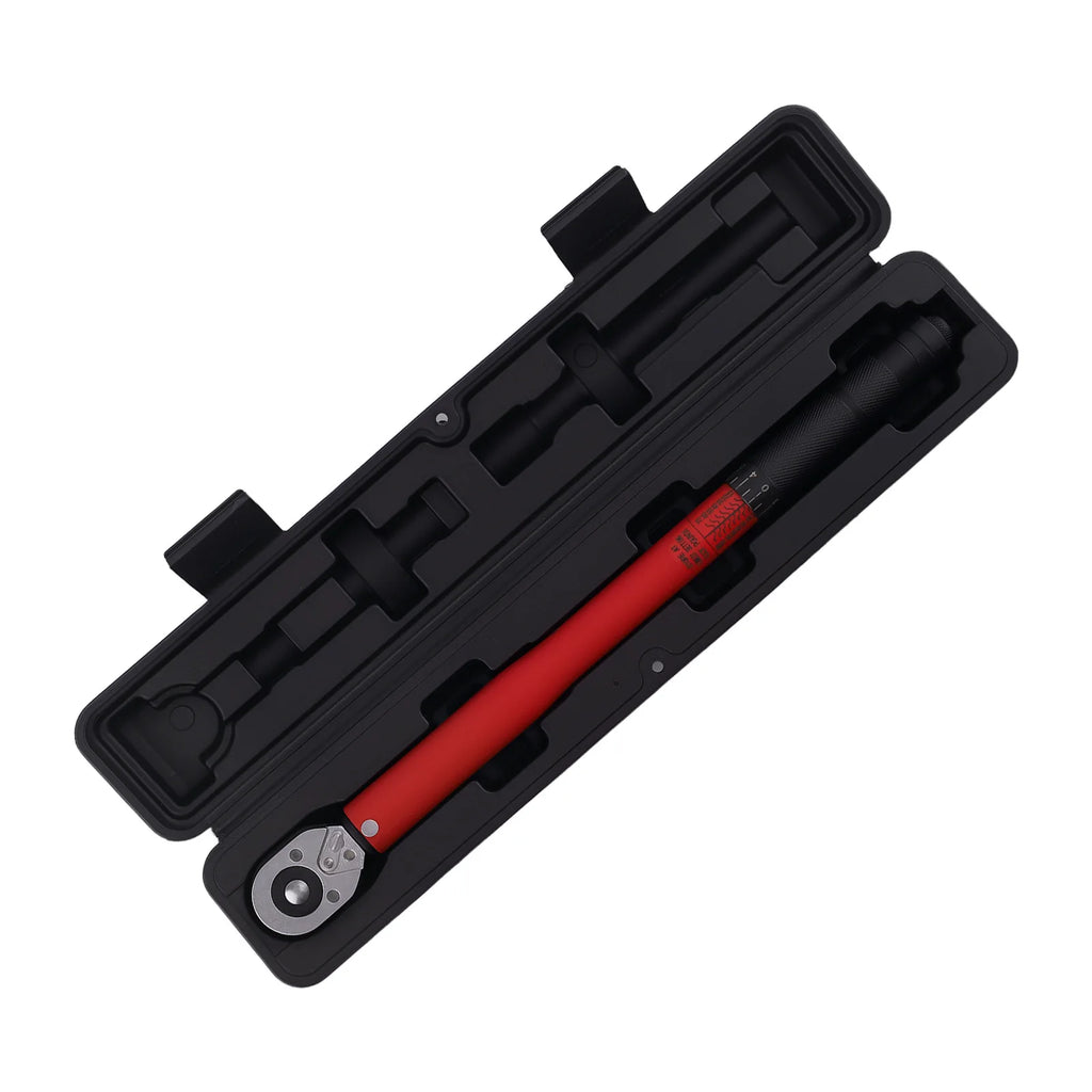 Workshop Torque Wrench Kit 3/8" Drive 13.6-108.5 Nm 10-80 Ft-Lb w/ Storage Case