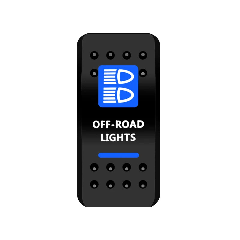 BANDC Rocker Switch Cover (No Switch) Anchor Bilge Pump Labels Cap for Car RV Marine Dash Panel Boat Accessories Carling Switch