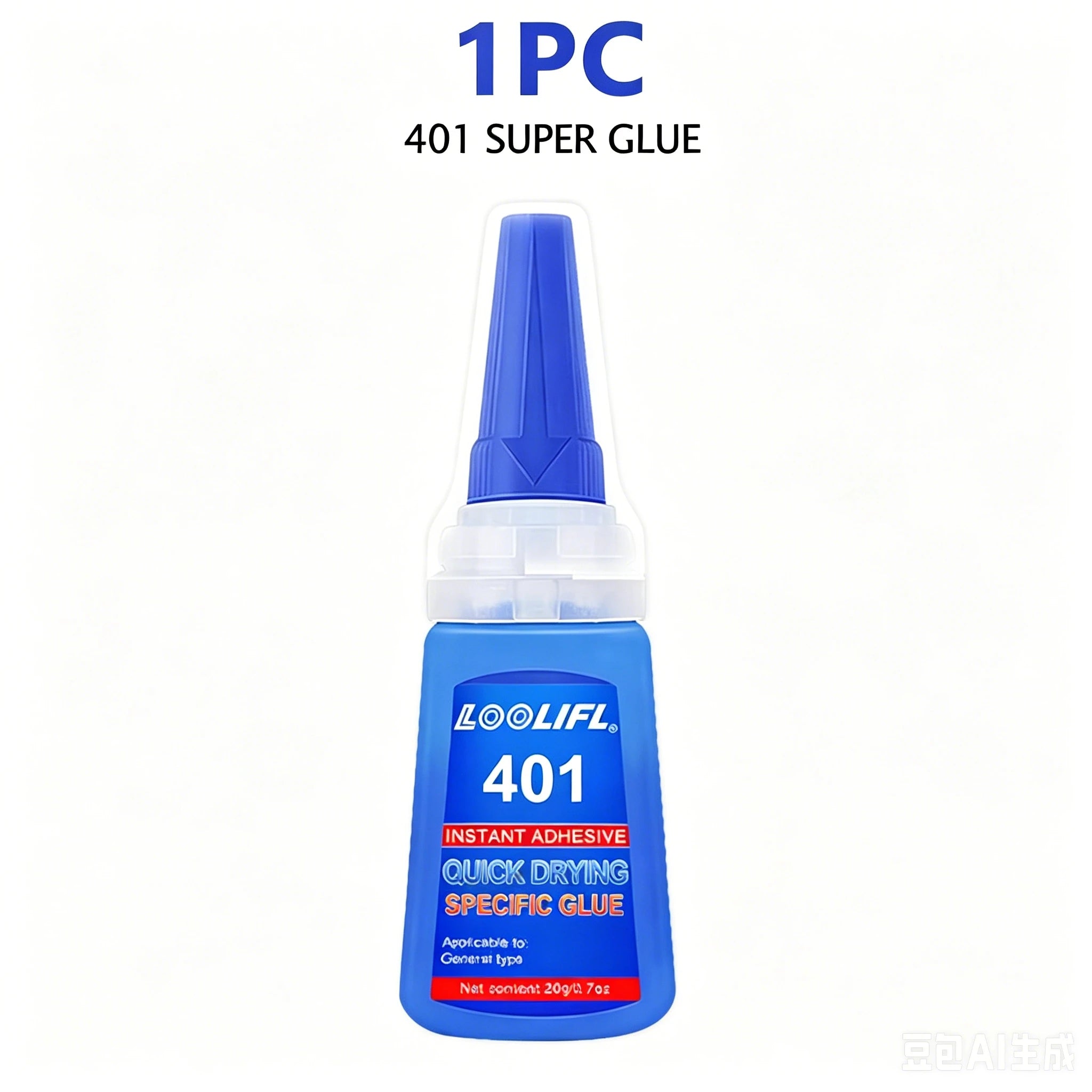 401 Instant Glue: Shoe Glue, Fast-Curing Waterproof Strong Adhesive for Rubber, Wood, Glass, Daily Repair