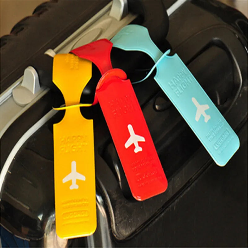 1/3Pcs Luggage Tag Bar Shape Travel Trolley Suitcase Business Card Consignment Bag Find Your Bag Quickly And Accurately Supplies