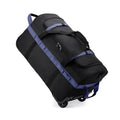 Heavy-Duty Wheeled Duffel Bag Foldable Water-Resistant Rolling Luggage with Adjustable Shoulder Strap & Pockets for Travel Gym