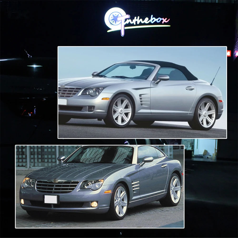 Amber / White / Red LED Car Fender Flare Light Front / Rear Bumper Side Marker Indicator Lights For Chrysler Crossfire 2004-2008