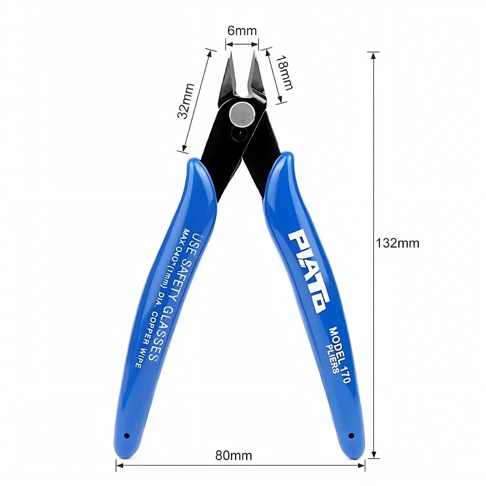 1/5/10/20pcs PLATO 170 Wishful Clamp DIY Electronic Diagonal Pliers Side Cutting Nippers Wire Cutter 3D Printer Parts