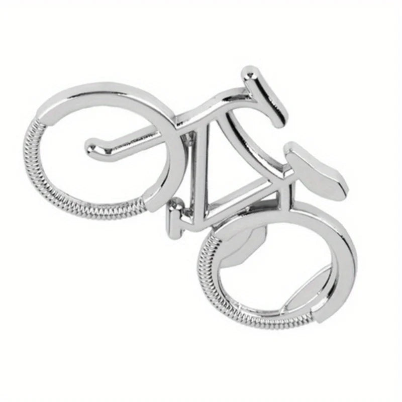 Corkscrew Metal Keychain,Stainless Steel Bike Shape Bottle Opener,Creative and Funny for Beer,Wine,Juice Opening,Kitchen Gadgets