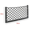 4PCS Car Storage Net Bags Mesh Pockets Universal Car Seat Side Back Storage Net Bag Phone Holder Pocket Organizer