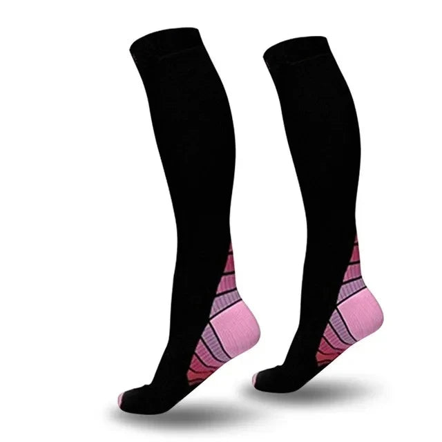 Compression Socks Varicose Veins Socks Pregnancy Anti Fatigue Blood Circulation Socks Gym Outdoor Cycling Football Fitness Socks