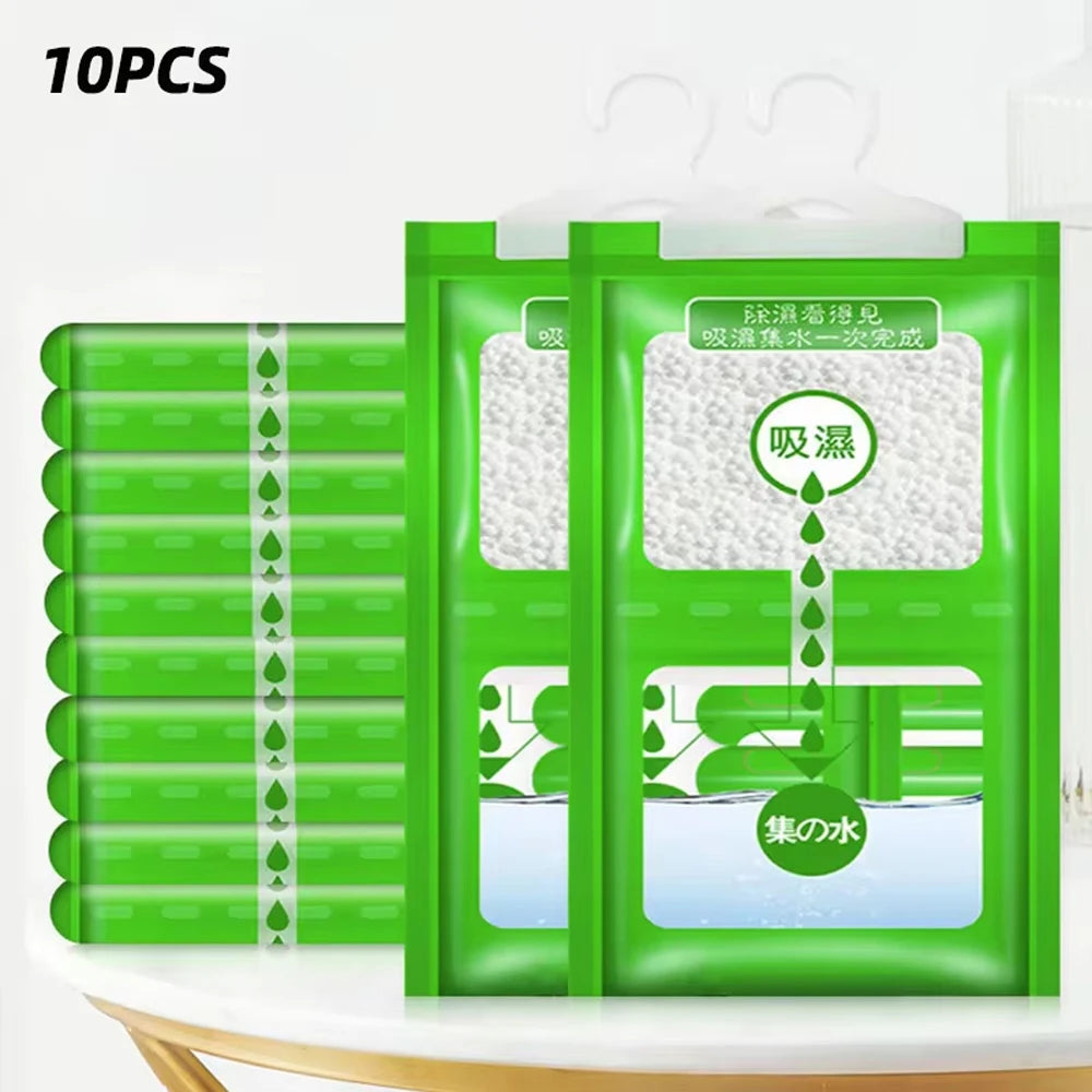 1/5/10PCS Moisture Absorber Hanging Bag Moldproof Wardrobe Antihumidity Bag Dry Bag Dehumidification for Closet Indoor Desiccant