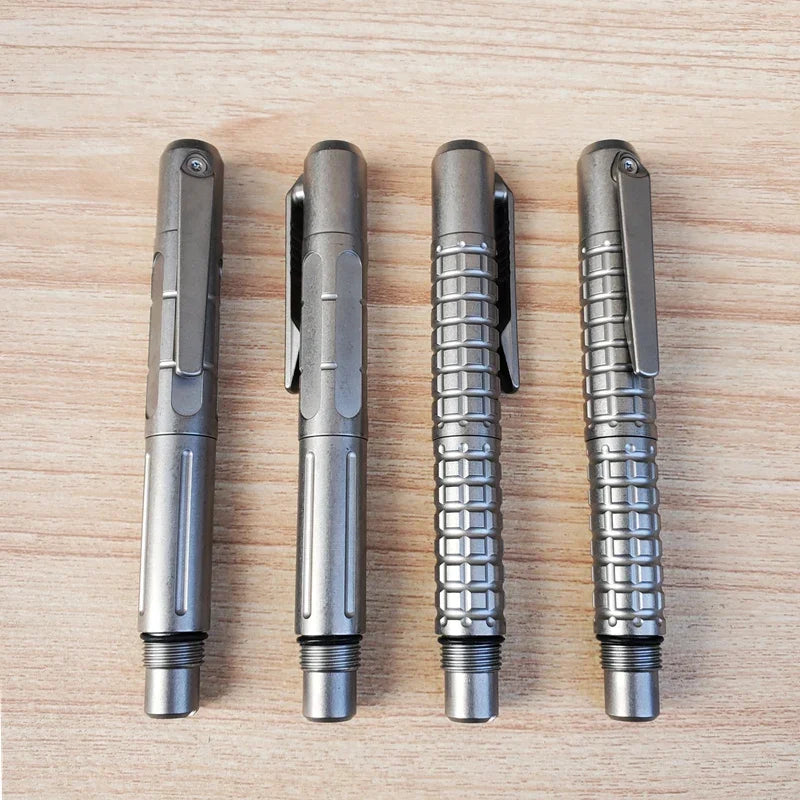 EDC Titanium Alloy Mini Tactical Pen With Business Writing Multi-functional Portable Outdoor EDC Tools