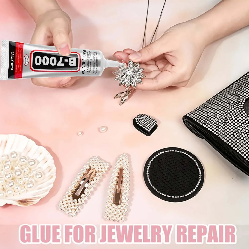 B7000 Glue Multi Purpose Adhesive Strong Clear Glue For Phone Screen RepairJewelry Making DIY Crafts Metal Glass Plastic Wood.