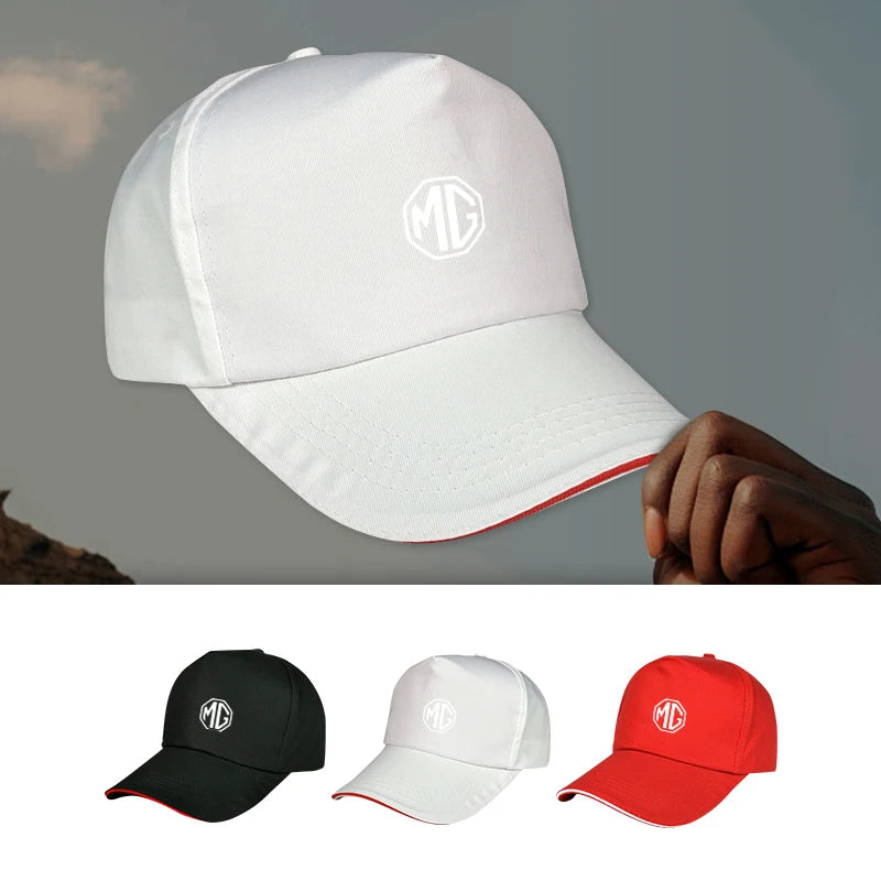 Car Sun Hat Baseball Cap Outdoor Sunscreen Hat Accessories For Morris Garages MG 6 3 5 7 TF ZR ZS HS GS GT Hector RX8 350RX5