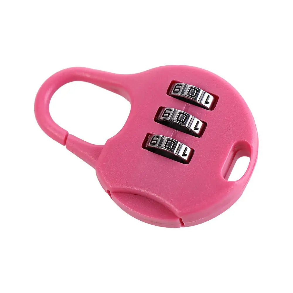 Plastic Password Combination Lock Luggage Travel Lock Backpack Padlock Padlock Password Lock Gym Drawer Lock Digit Locks