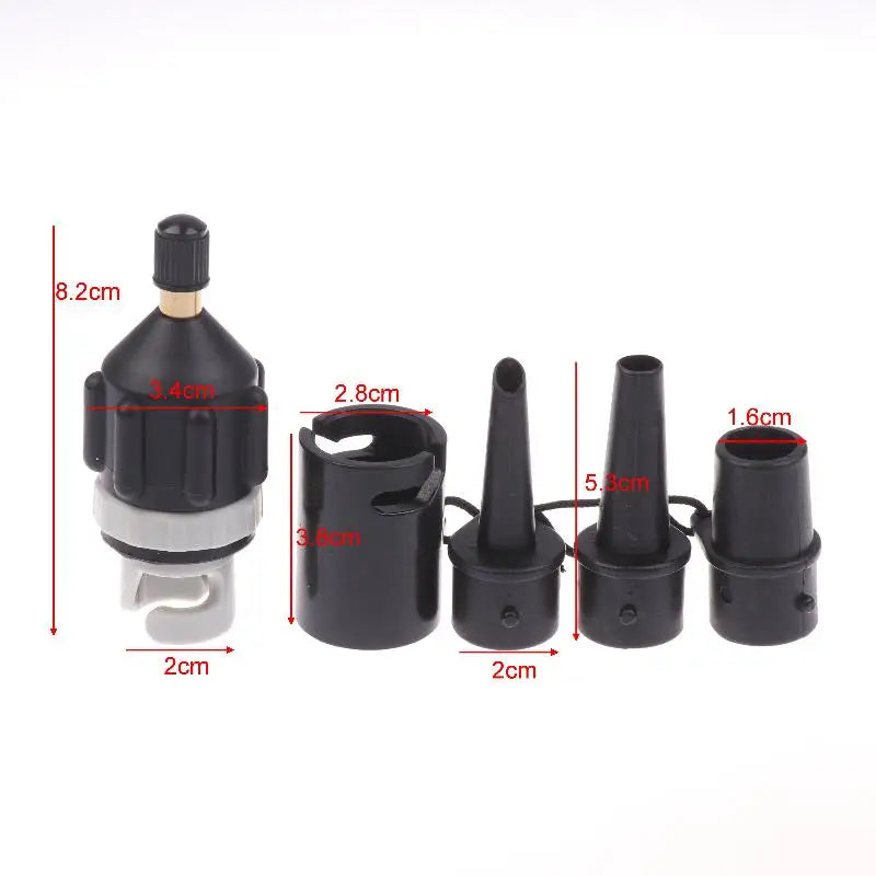 **Air Valve Adaptor For SUP Board Inflatable Pump Adapter Paddle Boat Kayak Air Valve Pump Tire Air Connector Combo Kit