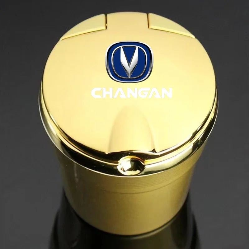 Portable car ashtray with LED light detachable car ashtray for changan CS75 PLUS CS95 CS35 alsvin CS15 CS55 Eado