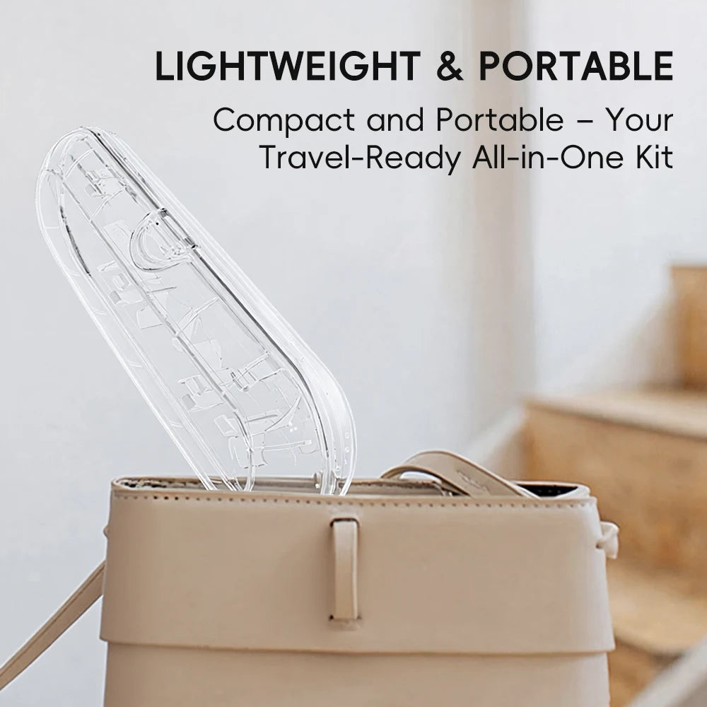 Universal Clear Toothbrush Travel Case for Household Travel, Compatible with Oral B, iO and Philips Sonicare Electric Toothbrush