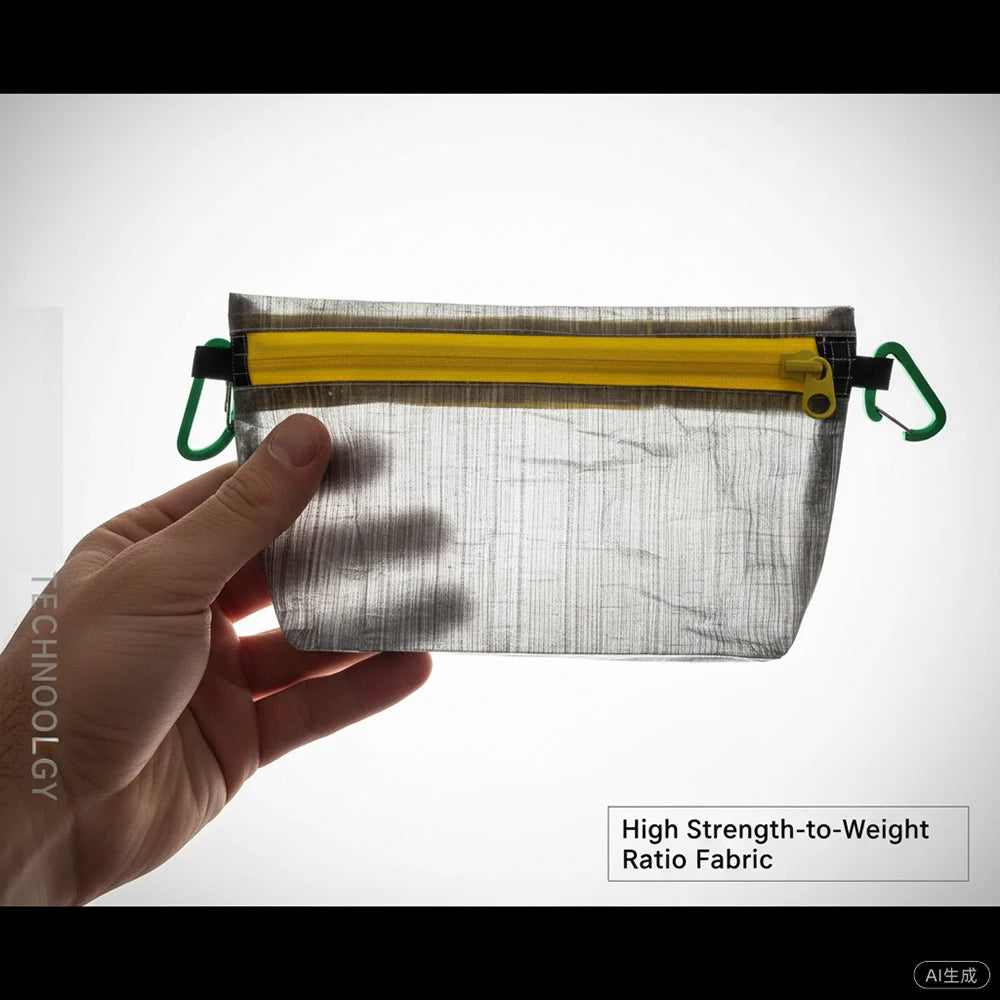 DCF Outdoor Ultralight Storage Bag For Travel Hiking Wallet Passport Holder Waterproof Key Card Cash Pouch Coin Bag About 19.2g