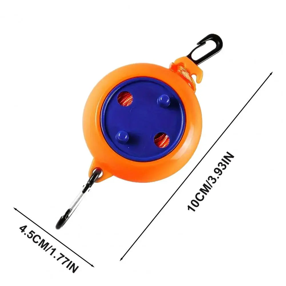 Clothesline with 20 Clips & 10 Buckles, Heavy Duty Retractable Laundry Rope, Anti-slip Clothes Drying Line for Bathroom Indoor O