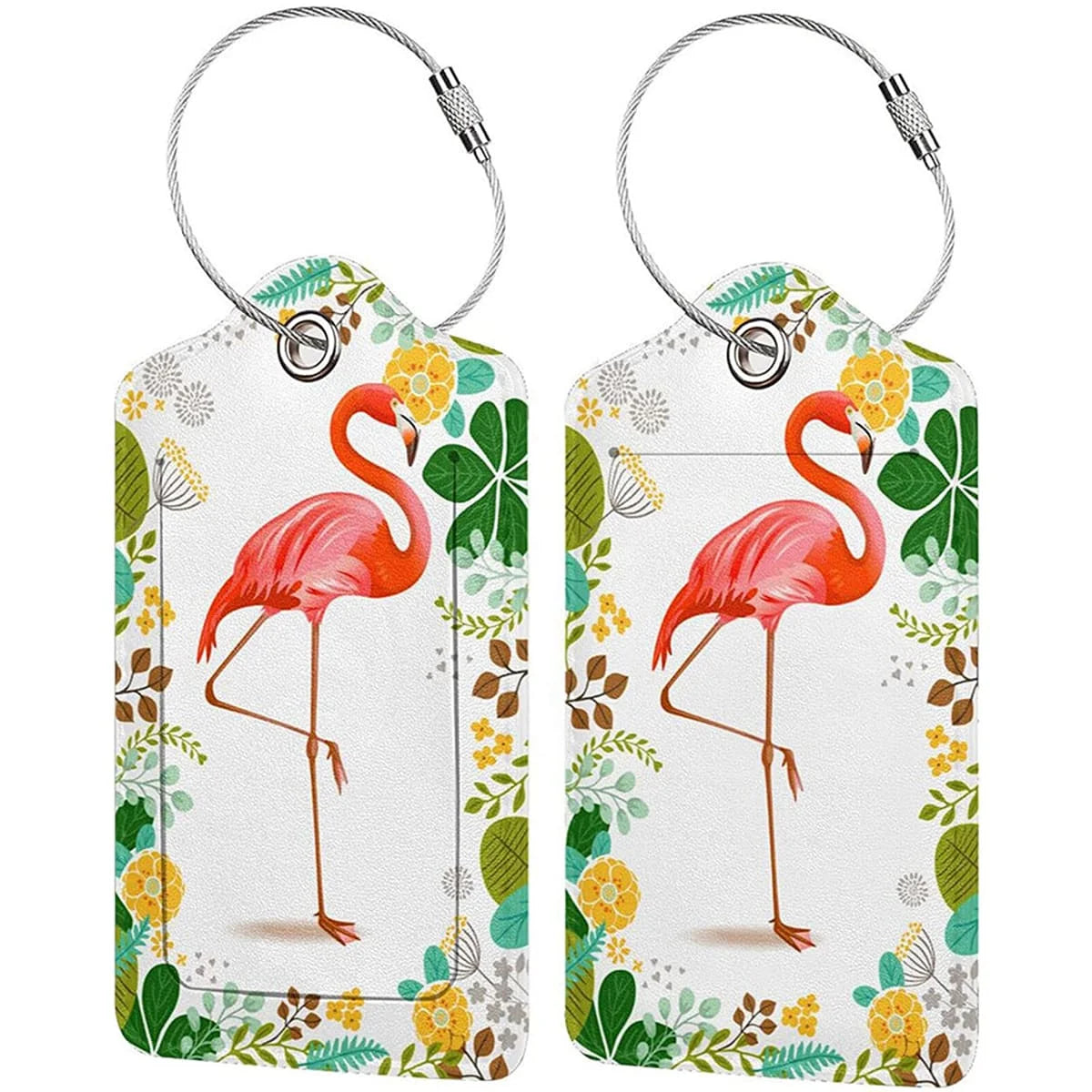 Women Men PU Leather Luggage Tag Suitcase Identifier Label Baggage Boarding Bag Tag Name ID Address Holder Travel Accessorie