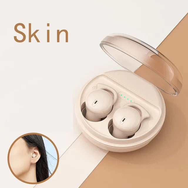 New Q26 Sleep Headphones Mini Small Wireless Bluetooth Earphones Noise Reduction Headset In-Ear Invisible Sleeping Earbuds Gifts