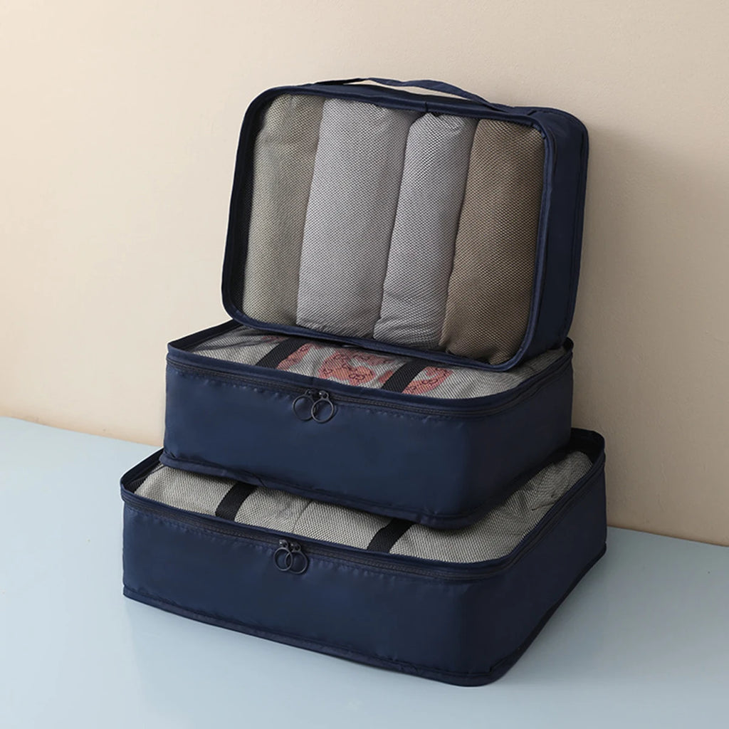 3PCS Multifunctional Clothing Storage Bag, Multiple Sizes and Specifications, Storage Travel Bag Set, Simple to travel.-zmt