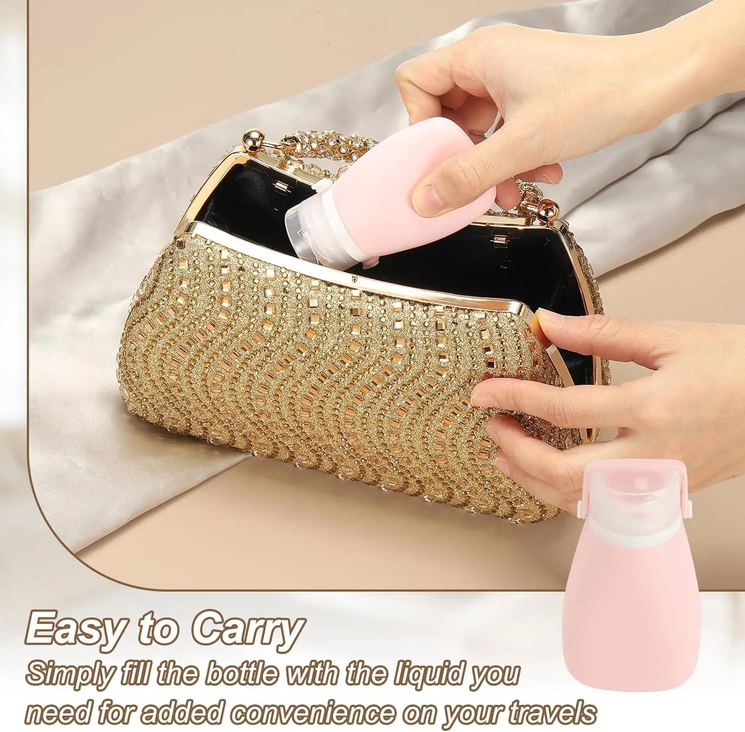 4 PCS Silicone Travel Bottles Leak Proof Collapsible Toiletry Shampoo Dispenser Reusable Portable Camping Oil Container 2026