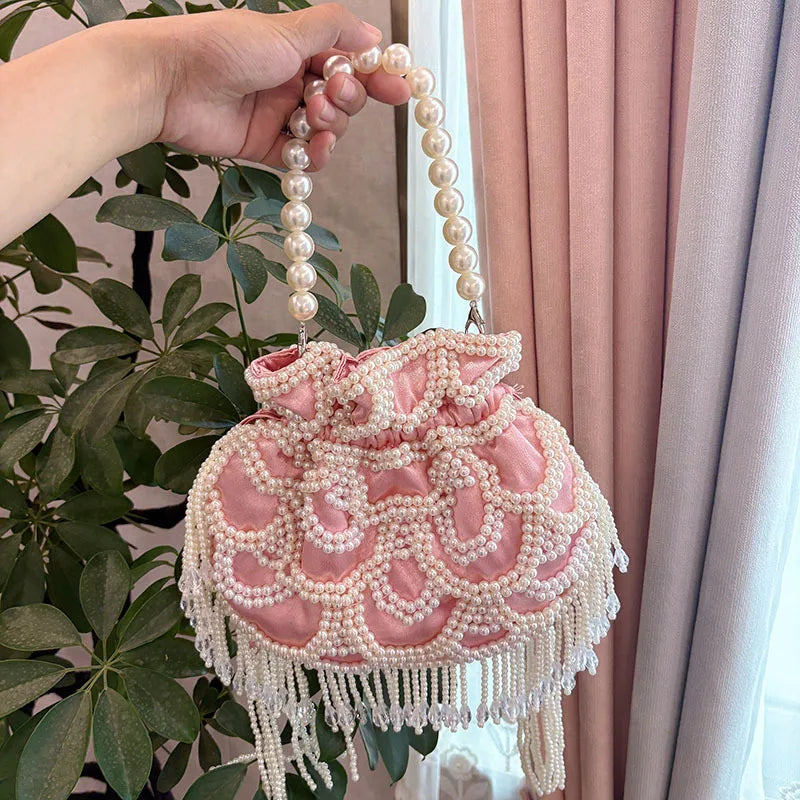 uxury Party Evening Bag Handmade Velvet Touch Fashion Wedding Party Banquet Bag