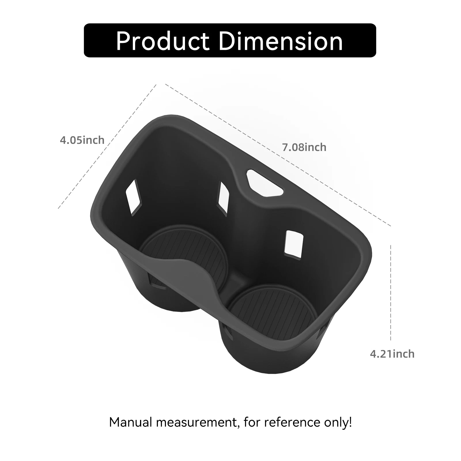 for BYD Sealion 07 EV 2024-2025 Car Water Cup Holder Central Control Drinks Holder Storage Tray Accessories Fit Right Rudder