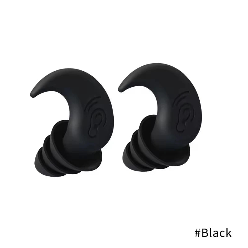 Anti Noise Silicone Earplugs Waterproof Swimming Ear Plugs For Sleeping Diving Surf Soft Comfort Natation Swimming Ear Protector