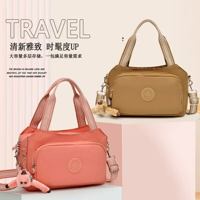 Fashionable Diaper Bag For Women Luxury Leather Shoulder Bag Unique Square Shape Original Retro Style For Party Or Leisure