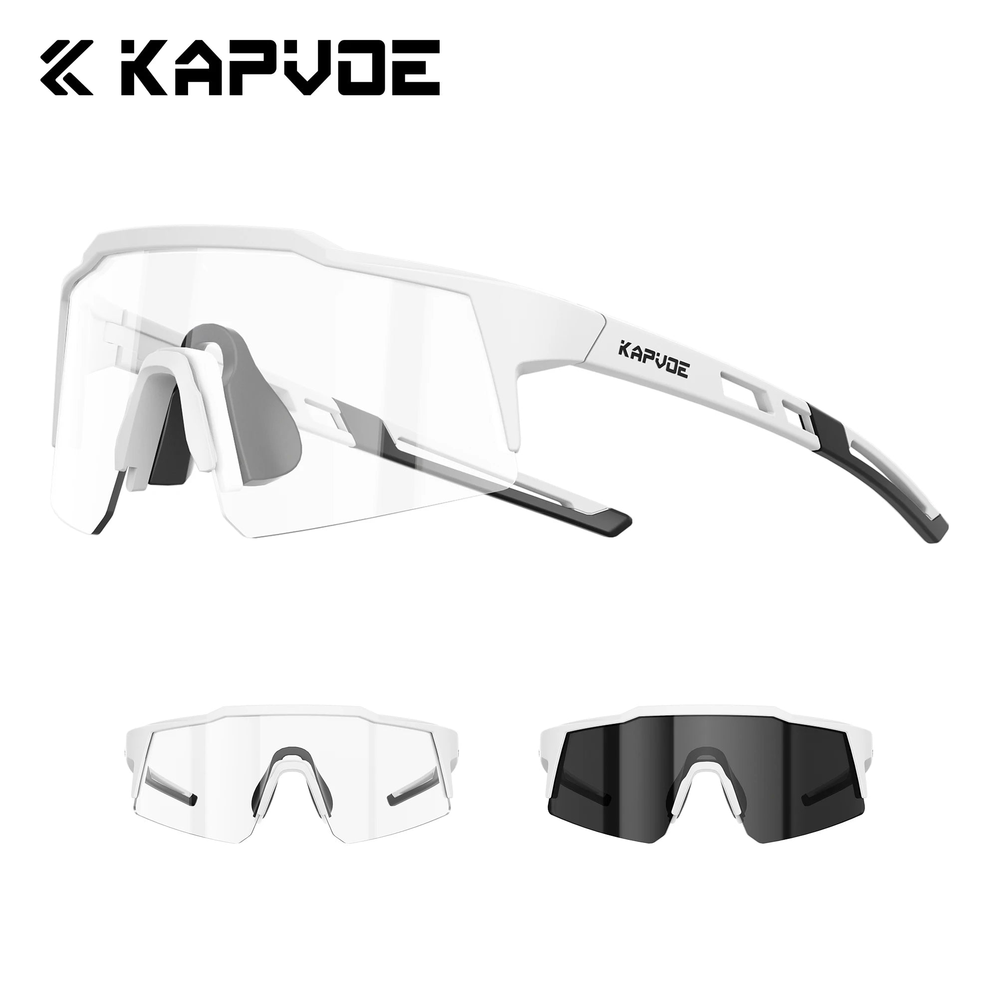 Kapvoe Kids Hiking Eyewear Cycling Sunglasses Aged 8-15 Baseball Running Children Glasses UV400 Sports Riding Bicycle Glasses