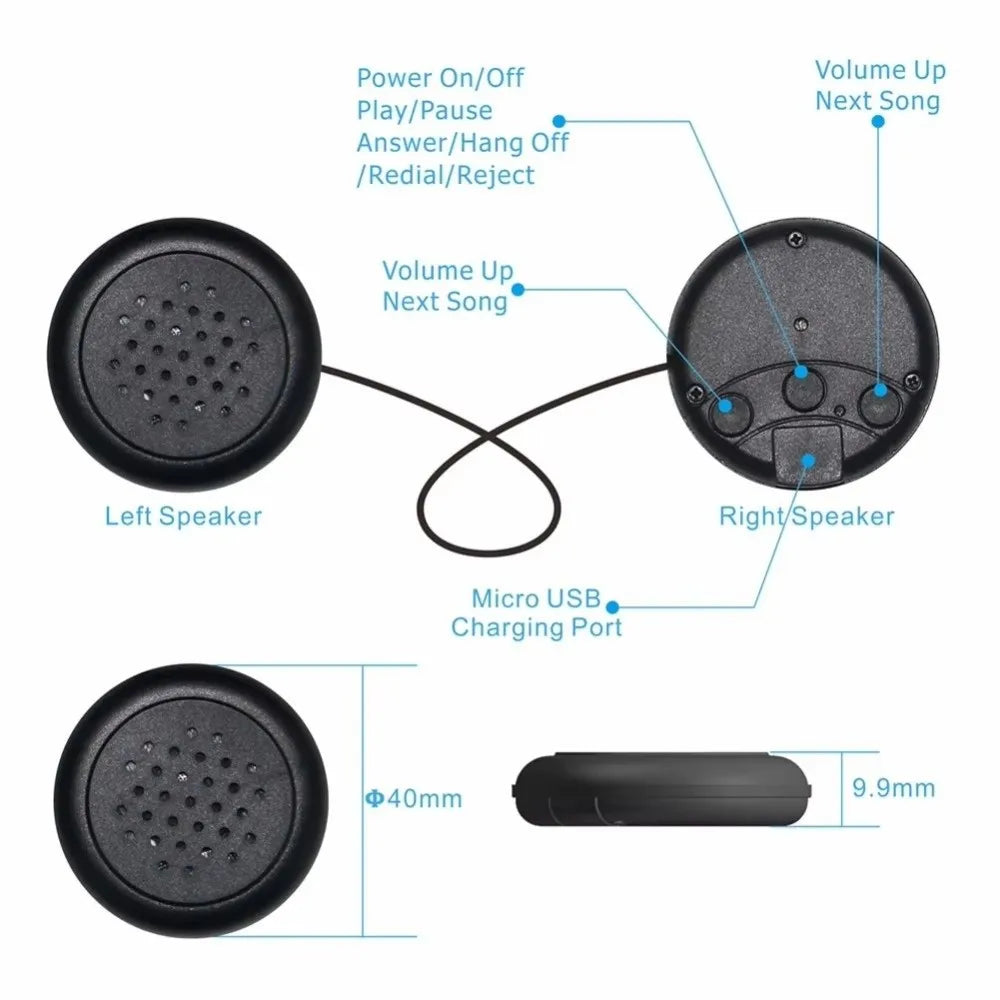 Soft Bluetooth Headphones Eye Mask Thin Speakers Elastic Eye Mask Children's Sleep Earphones Comfortable Wear Volume Limited
