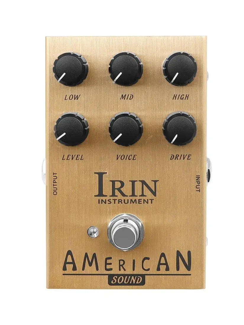 IRIN AN-34 Electric Guitar Effect Pedal American Sound AMP Simulator of FD 57 Deluxe Amplifier from Clean to Overdrive Effector