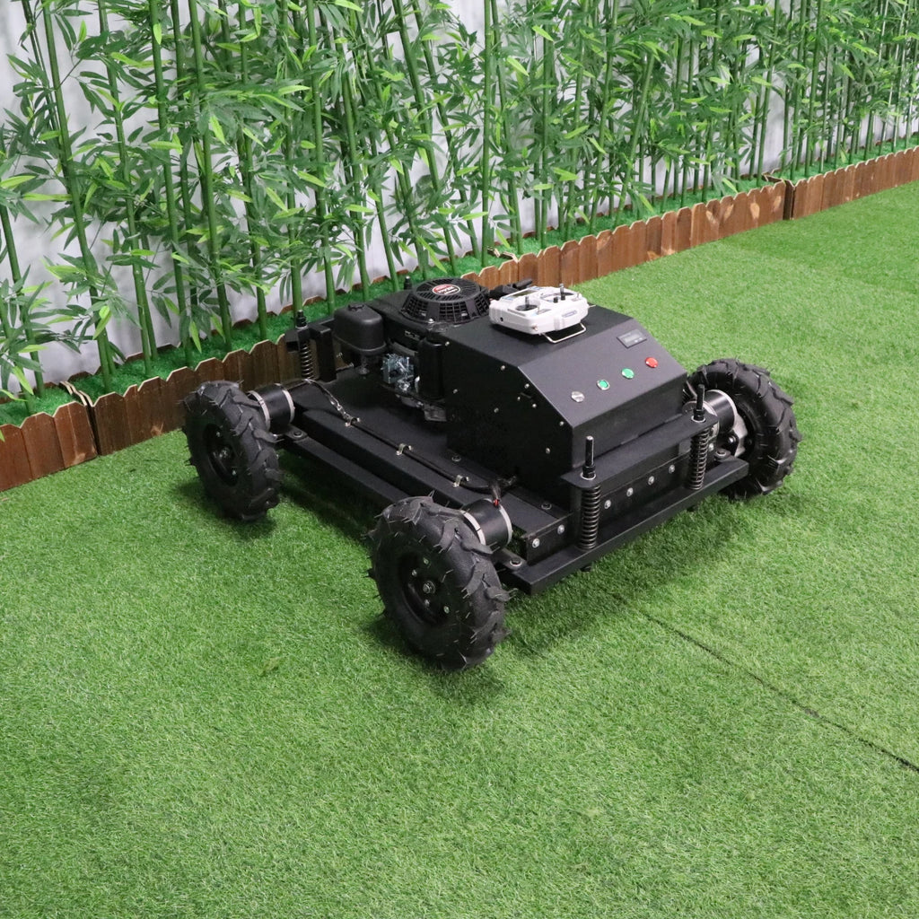 Customized Cutting Width of 550mm Lawn Mower, Powerful & Durable Remote Lawn Mower, 500m Remote Control Distance Lawn Mower