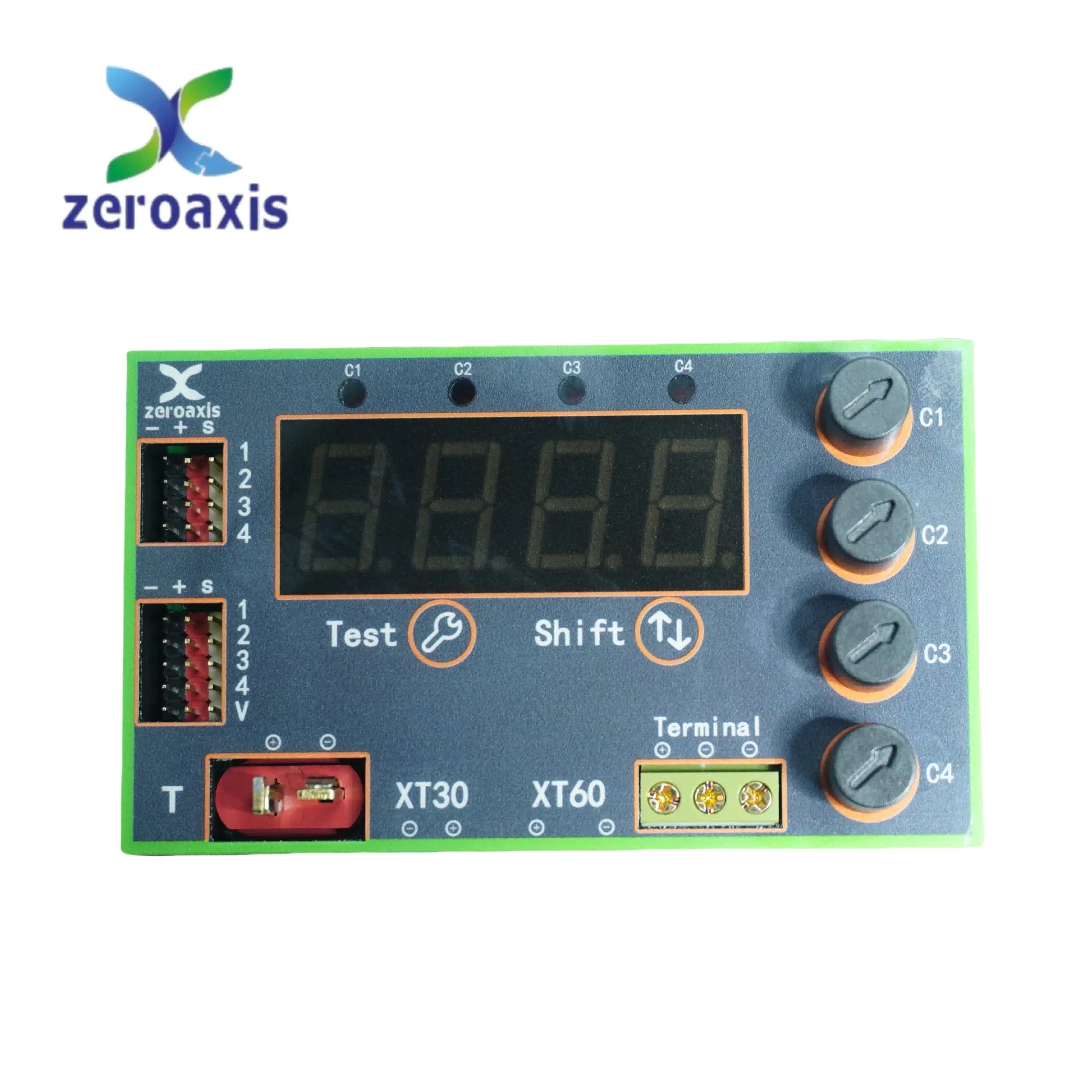 Four independent servo debugger 2-14S wide range voltage input PWM output independent adjustable tester