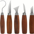 5pcs tools for wood carving Chisel Woodworking Cutter Hand Tool Set Wood Carving Knife DIY Peeling Woodcarving