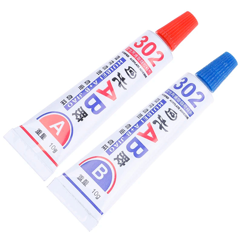 2Pcs  Super Strong Epoxy Clear Glue Adhesive Resin Immediate Glue (A+B) Craft