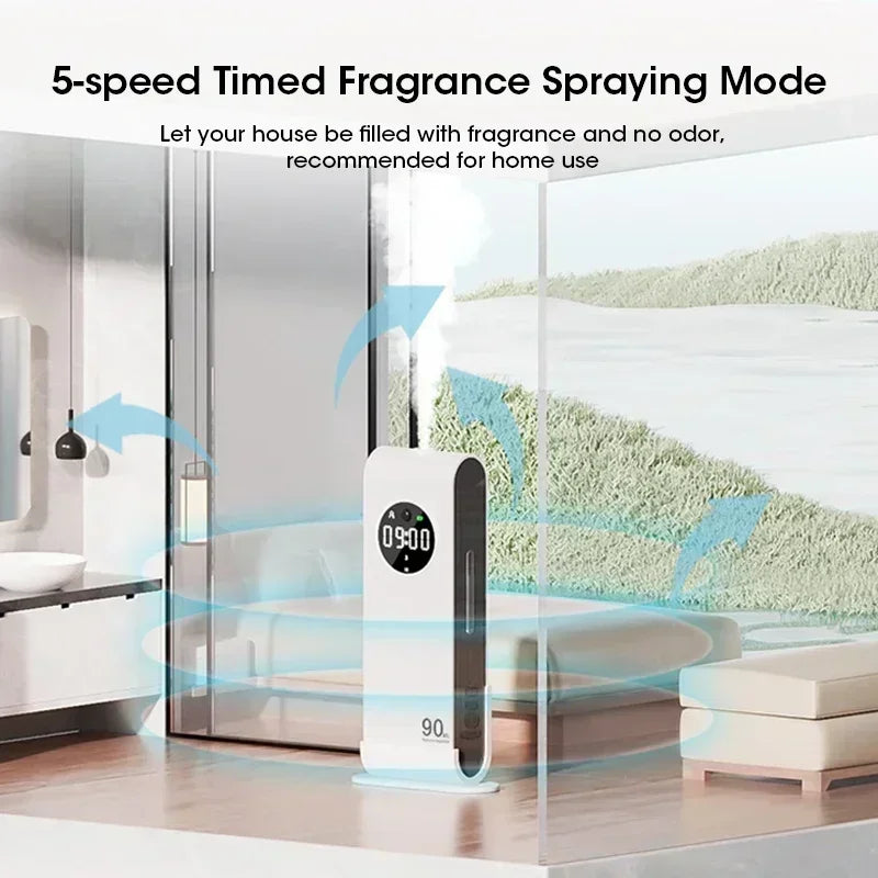 Mini Multi-Functional Aromatherapy Diffuser USB Smart Essential Oil Air Freshener for Home Desktop Wall Mounted for Car Bathroom