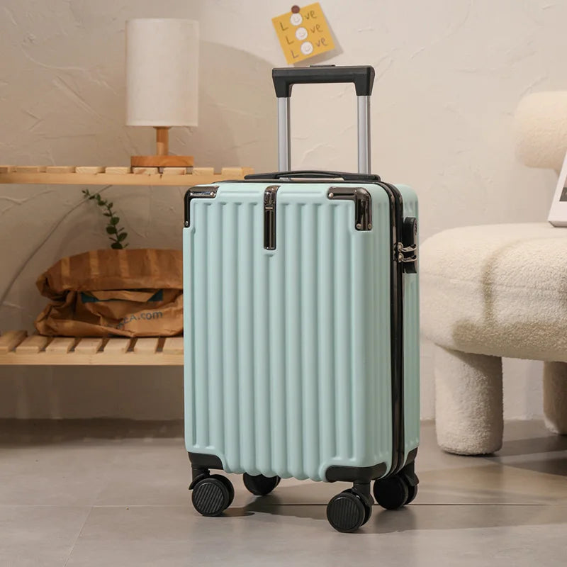 18 inch Student suitcase Travel Bag Women's Bag Back to School Spinner Wheel Suitcase Carry-On Boarding Travel