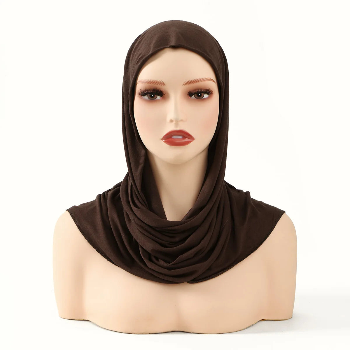 New Modal Jersey Instant Hijab Woman Muslim Underscarf Caps Cotton Stretch Hat Islam Turban Bonnet Foulard Cross Headscarf