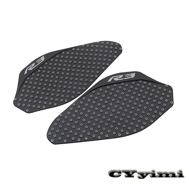 For YZF R3 YZFR3 2019 2020 Non-Slip Motorcycle Tank Pad Gas Side Sticker Fishbone Knee Protector Decals