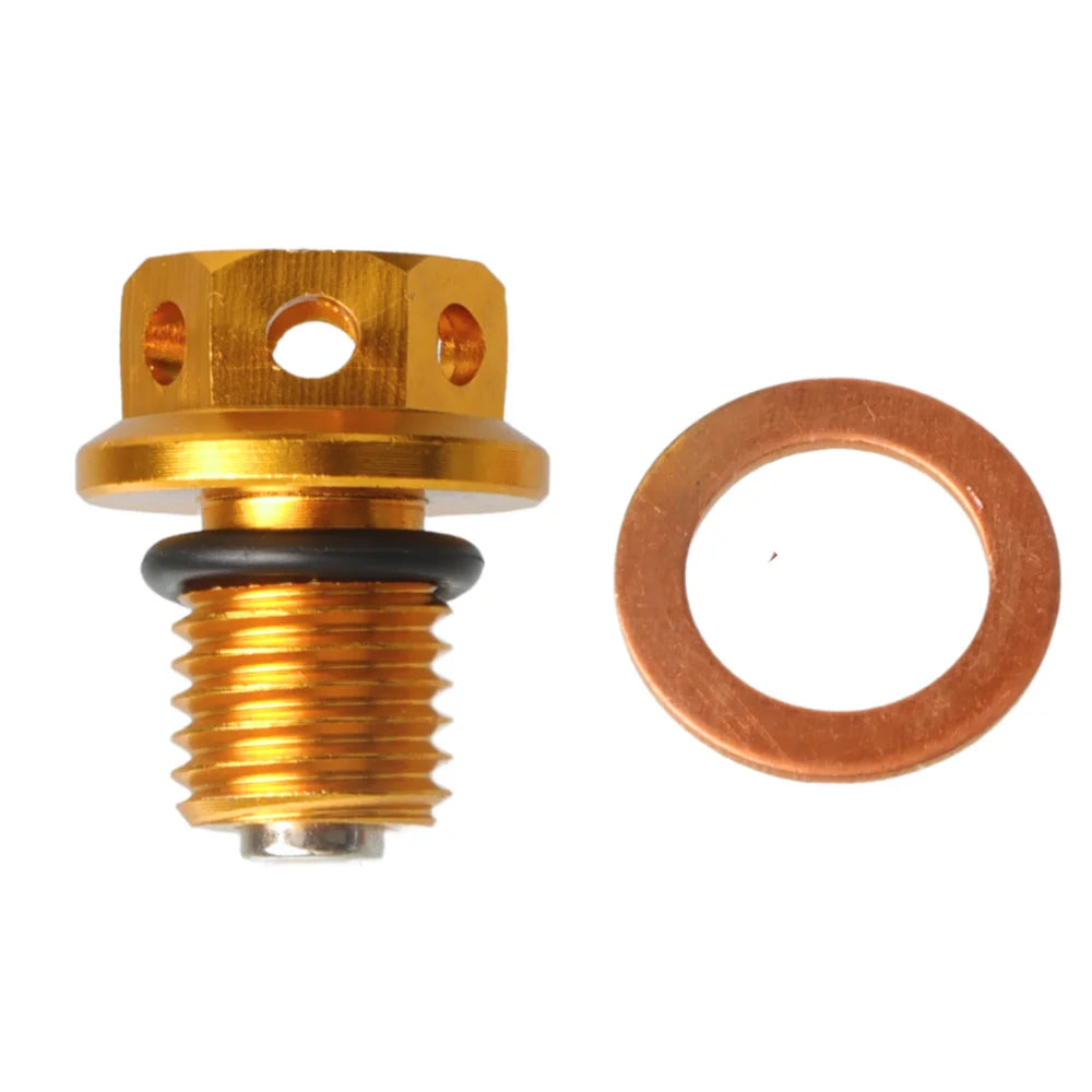 M12x1.5 Magnetic Oil Drain Bolt Plug For Lifan YX Zongshen Loncin Pit Dirt Bike 50cc 90cc 110 125cc 140cc 150cc 160cc Motorcycle