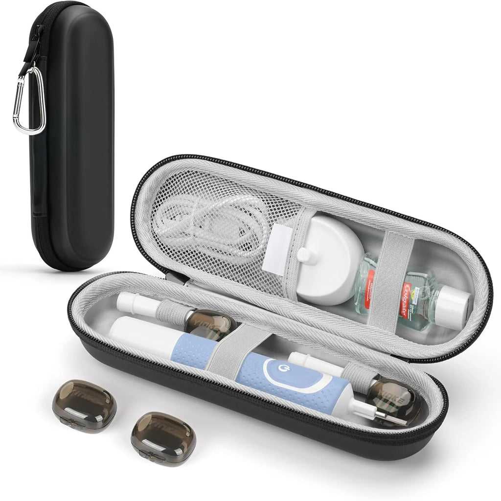 Electric Toothbrush Case For Oral B / Oral-B Pro / Philips Sonicare / Aquasonic, Shockproof,Waterproof,Compact Storage Bag
