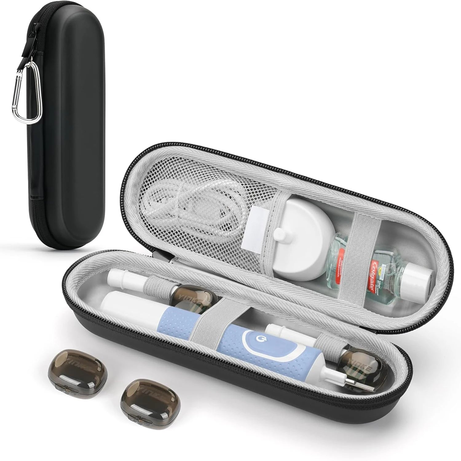 Electric Toothbrush Case For Oral B / Oral-B Pro / Philips Sonicare / Aquasonic, Shockproof,Waterproof,Compact Storage Bag