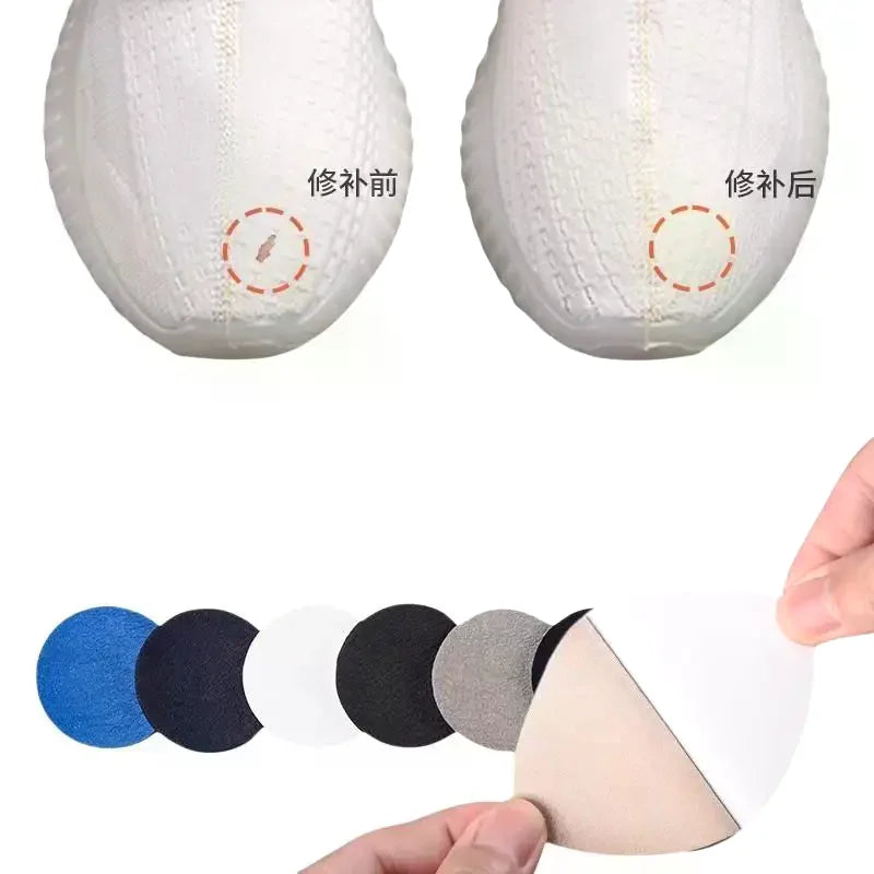 /HTF/Self Adhesive Shoe Hole Repair Patches No Glue Required Wash Resistant For Fixing Mesh Sneakers Sports Casual Shoes