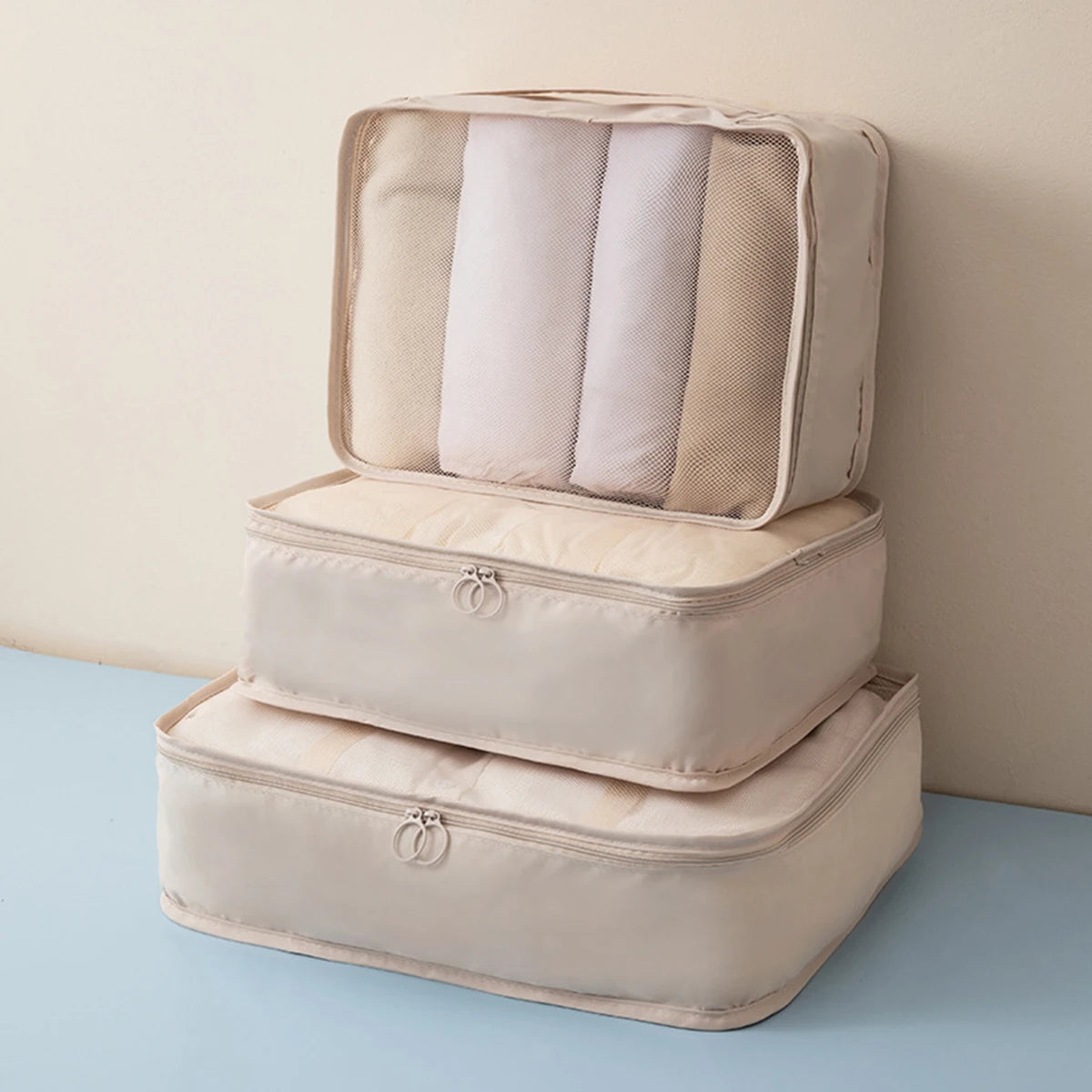 3PCS Multifunctional Clothing Storage Bag, Multiple Sizes and Specifications, Storage Travel Bag Set, Simple to travel.-zmt